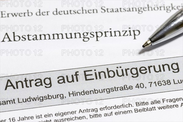 Application for naturalisation