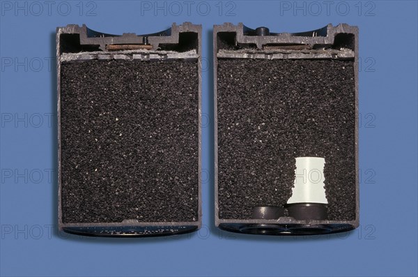 Activated Charcoal Water Filter Cross Section