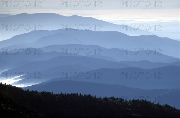 The Smokies Seen from Mt. Mitchel