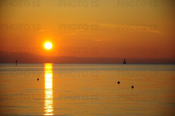 Sunset at Lake Constance