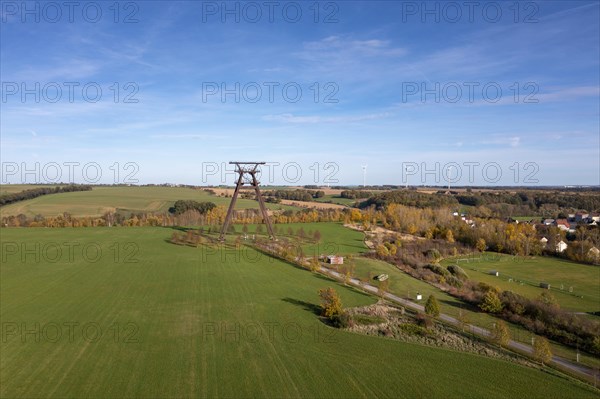 Hoist tower of the 403 Drosen shaft