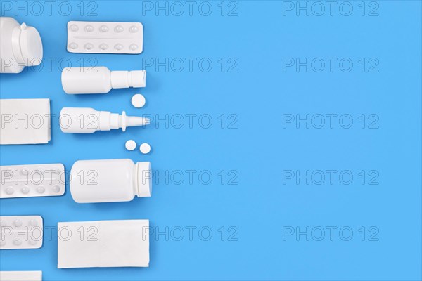 Medication for cold and flue. Nasal spray
