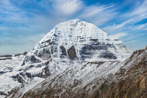 Mount Kailash along the Kailash Kora
