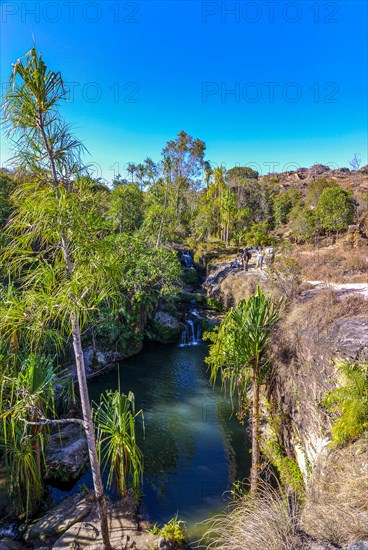 Little pond in the Isalo National Park