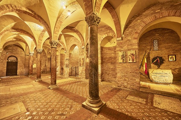 Interior view of the church