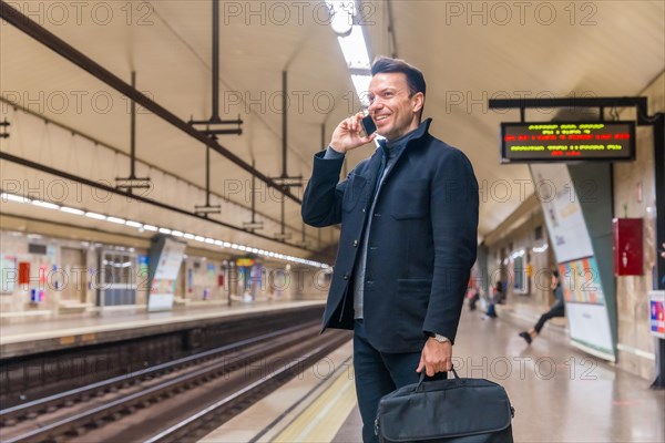 Middle-aged Caucasian businessman
