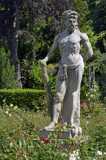 Statue of Heracles in the City Garden of Bremen Vegesack