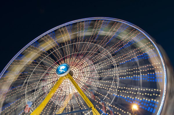Ferris wheel at night