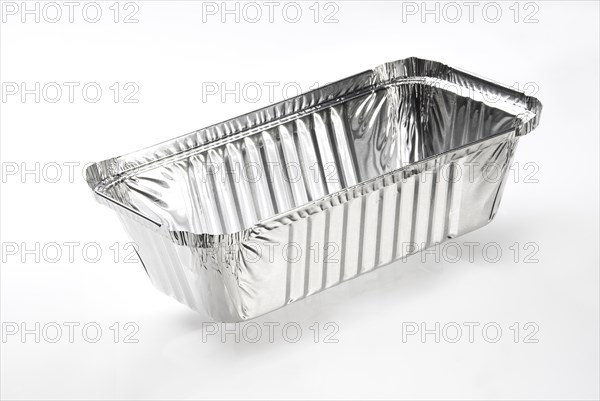 Silver foil food container