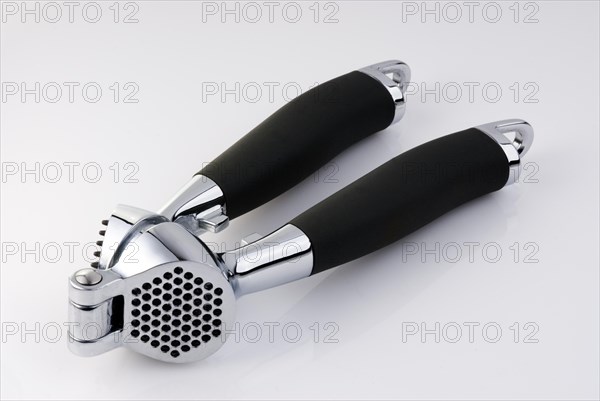 Stainless steel garlic press