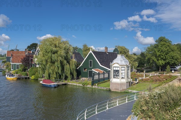 Zaanse Schans Open Air Museum on the River Zaan