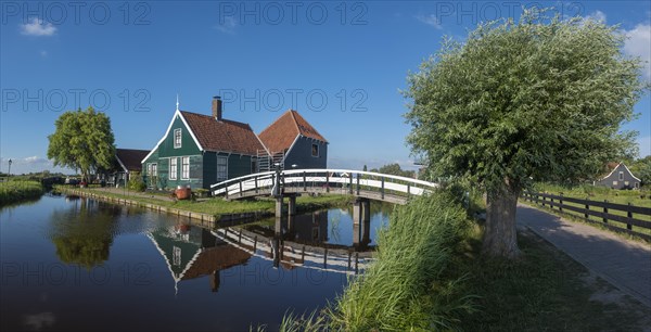 Rural scene in the Zaanse Schans open-air museum