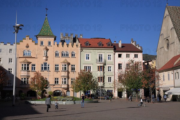 Marktplatz oder Domplatz von Brixen