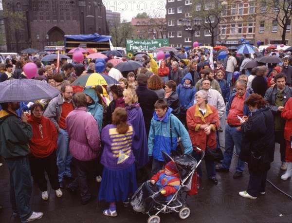 The traditional Easter march