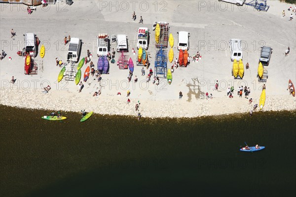 Water sports on the Ardeche