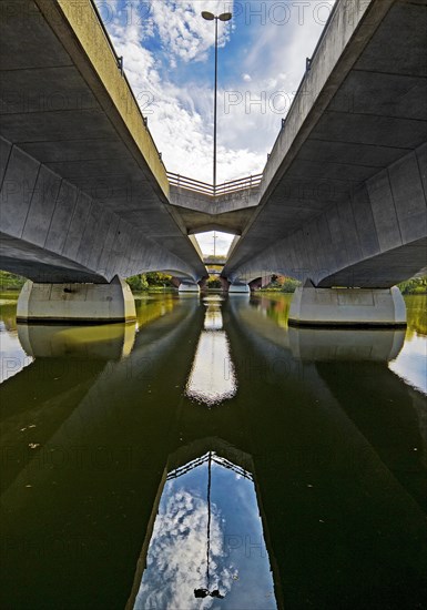 Bridge of the B 54 over the Aasee
