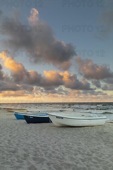 Fishing boats on the beach of Bansin