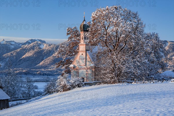 Winter landscape with Ramsachkircherl