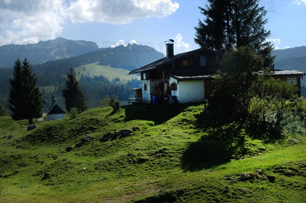 The Winkelmoselalm near Reit im Winkel.DAV Hut Munich for self-catering