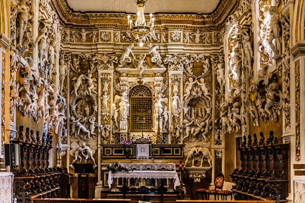 Baroque chapel in the fortified castle