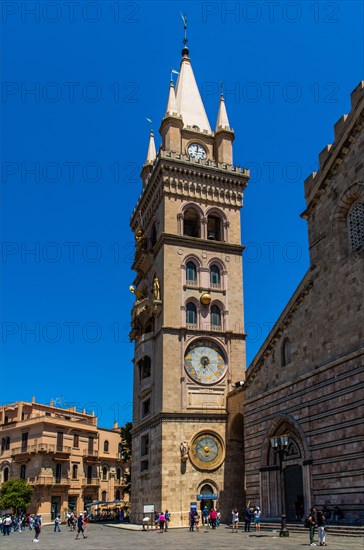 Messina Cathedral with the largest mechanical clock in the world