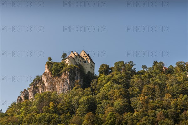 Werenwag Castle in the Upper Danube nature park Park