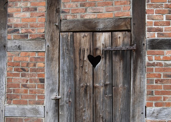 Old toilet door outhouse