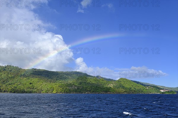 Rainbow over the Samana Peninsula