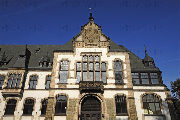Kreishaus with Quedlinburg coat of arms Built in 1902