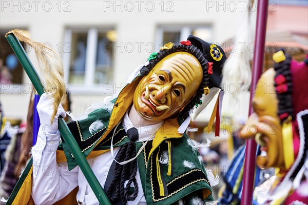 Historic fool jump in Rottweil