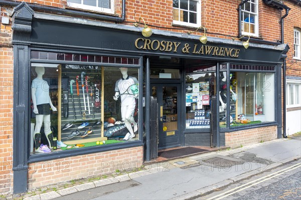 Crosby and Lawrence sports shop