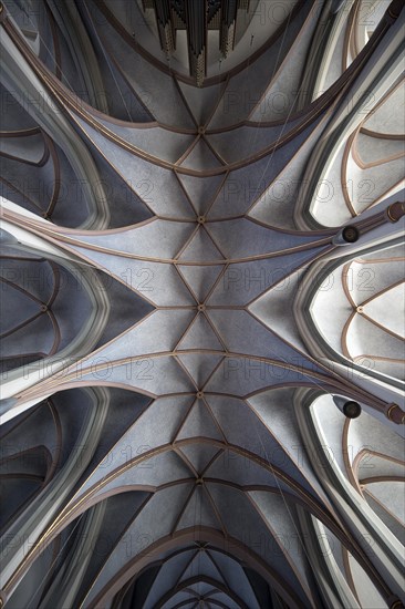 Vault of the Gothic Hall Church of St. Gangolf
