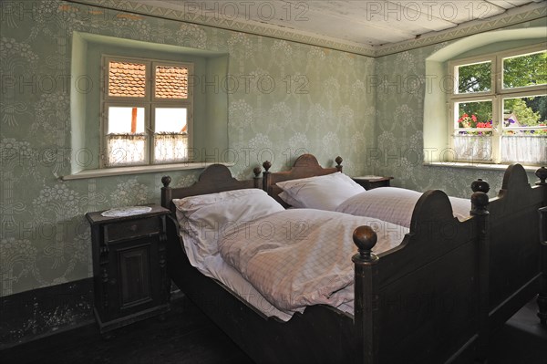 Bedroom of the hop farmers house
