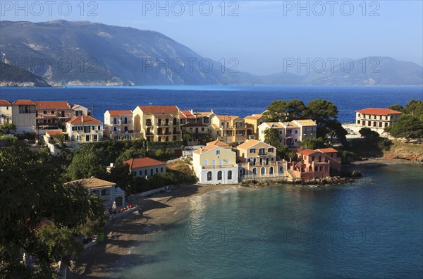 Assos village between two bays