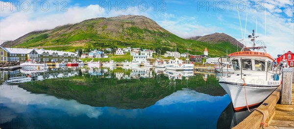 Village view with harbour