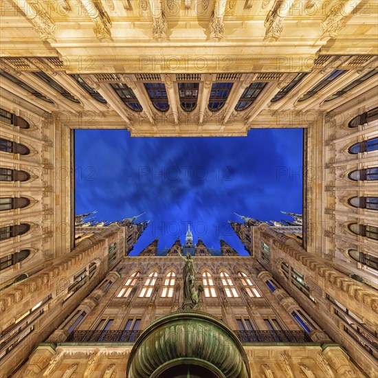 View upwards