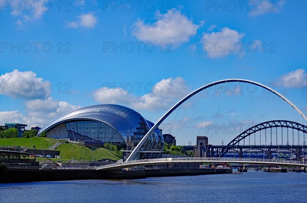 Bridges over the River Tyne and Sage Gateshead