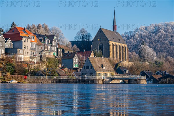 The convent church of St. Mary Magdalene in winter