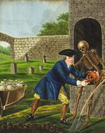 Der Tod kommt zum Totengraeber