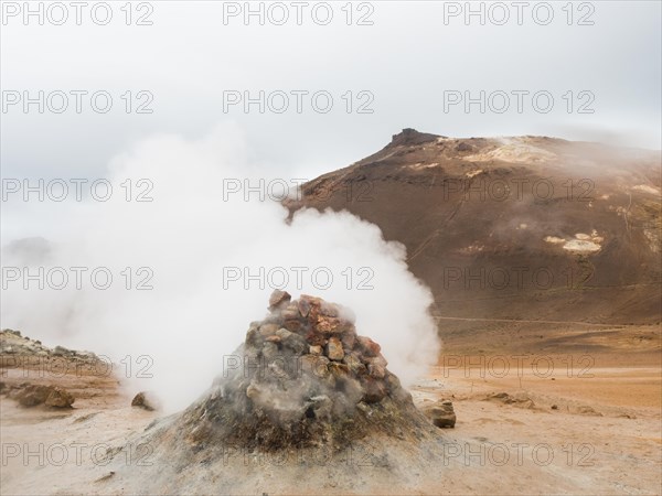 Steaming fumarole