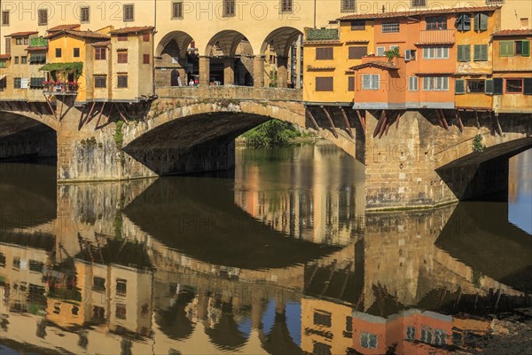 Reflection of the Ponte Vecchio in the Arno