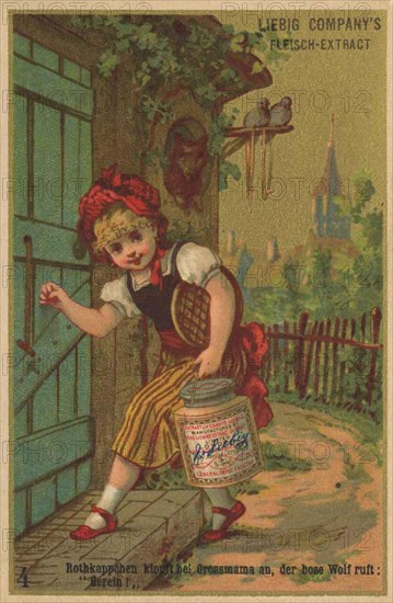 Picture series fairy tale Little Red Riding Hood