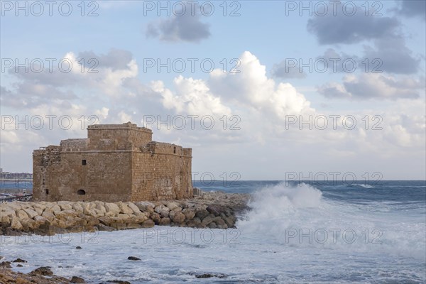 Medieval fort at the port of Paphos