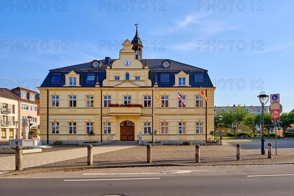 The Demmin town hall on the market square