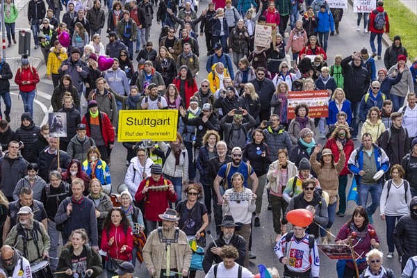 Demonstration by contrarians and other opponents of pandemic restrictions