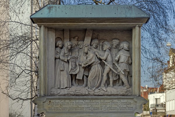 Fourth Stations of the Cross by Adam Kraft