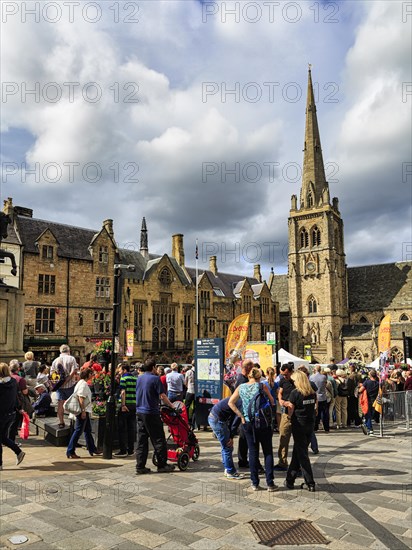 Crowd in the Market Place