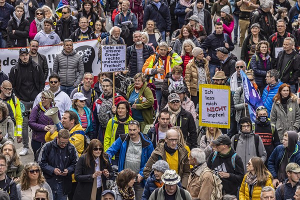 Demonstration by contrarians and other opponents of pandemic restrictions