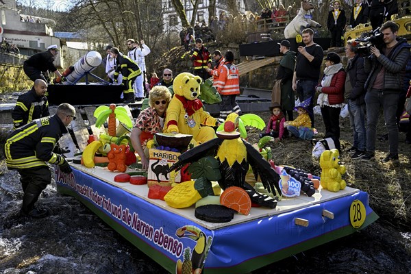 Zuber 100 Jahre Goldbaer on the river Schiltach