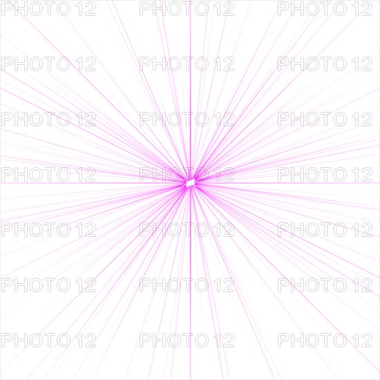 Digitally rendered Light effect rays flash radiance of star or sun white glow shine explosion
